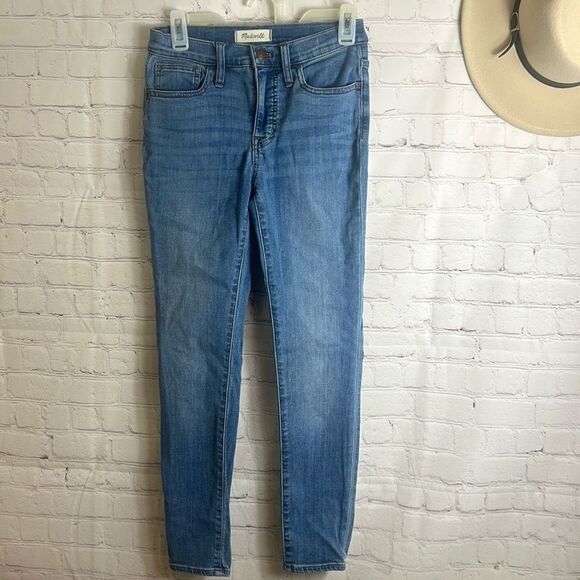 MADEWELL MID-RISE SKINNY JEANS - Picture 1 of 8